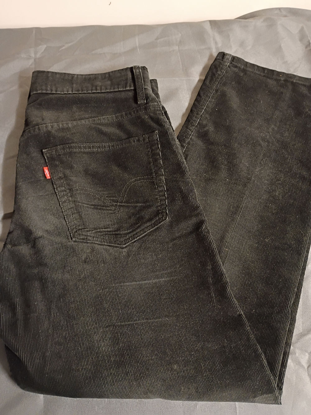 Levi's Black Corduroy Straight-Leg Men’s Pants
